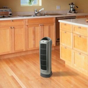 Lasko 1500-Watt Oscillating Personal Tabletop Ceramic Space Heater with Adjustable Thermostat - Black