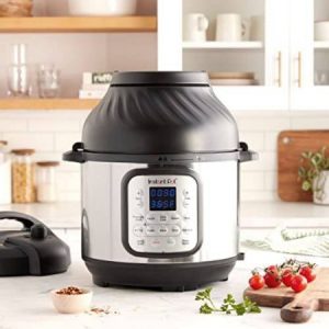 Instant Pot 8 Quart Duo Crisp 11-in-1 Electric Pressure Cooker with Air Fryer - Stainless Steel/Silver